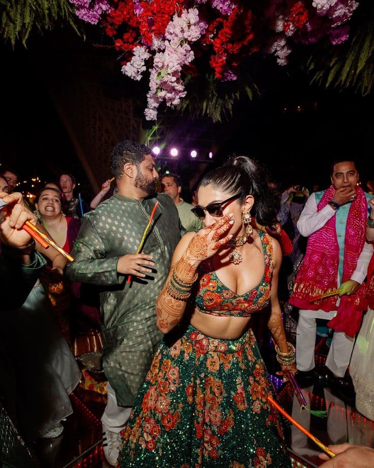 Guests dancing at a celebration